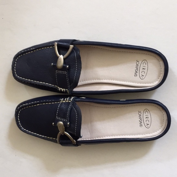 NWOB Circa Joan & David Leather Slip On Mules - Picture 6 of 6